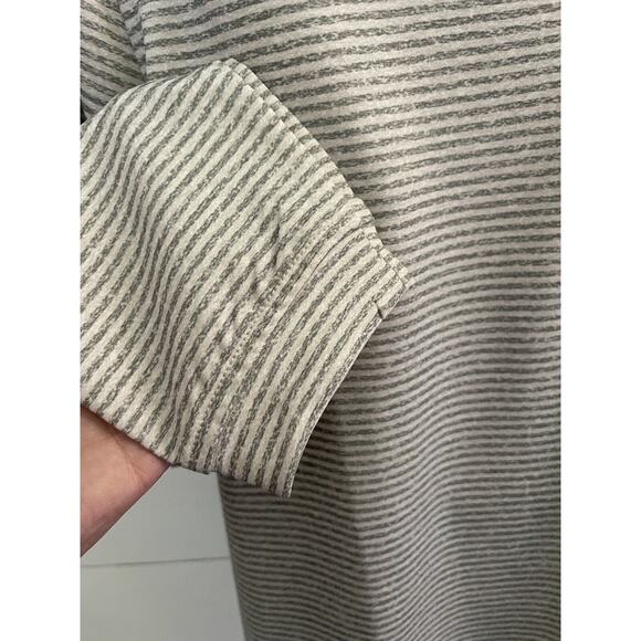 Simply Southern Mens 1/4 Zip Tailor Fit Striped Golf Pullover Shirt Size SMALL - Picture 6 of 9